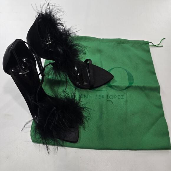 JLO Jennifer Lopez x REVOLVE Sunset Sandal in Black - Picture 11 of 12